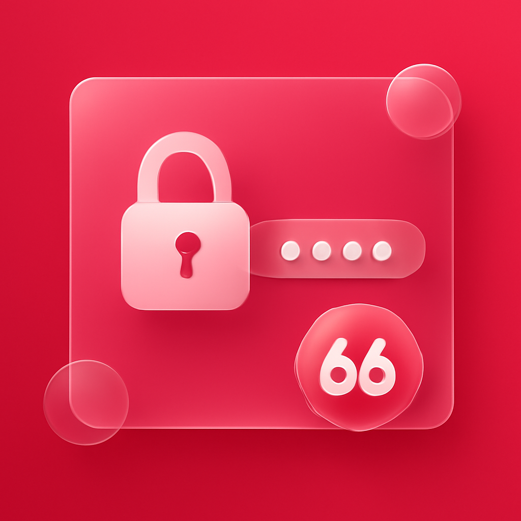 An educational diagram on the password reset process for 66 Lottery.