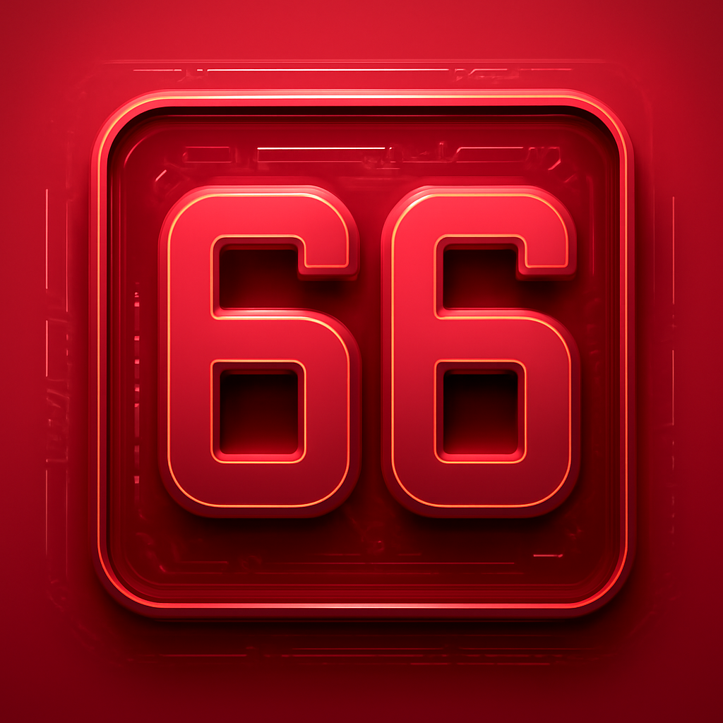 An icon representing secure login for 66 Lottery.