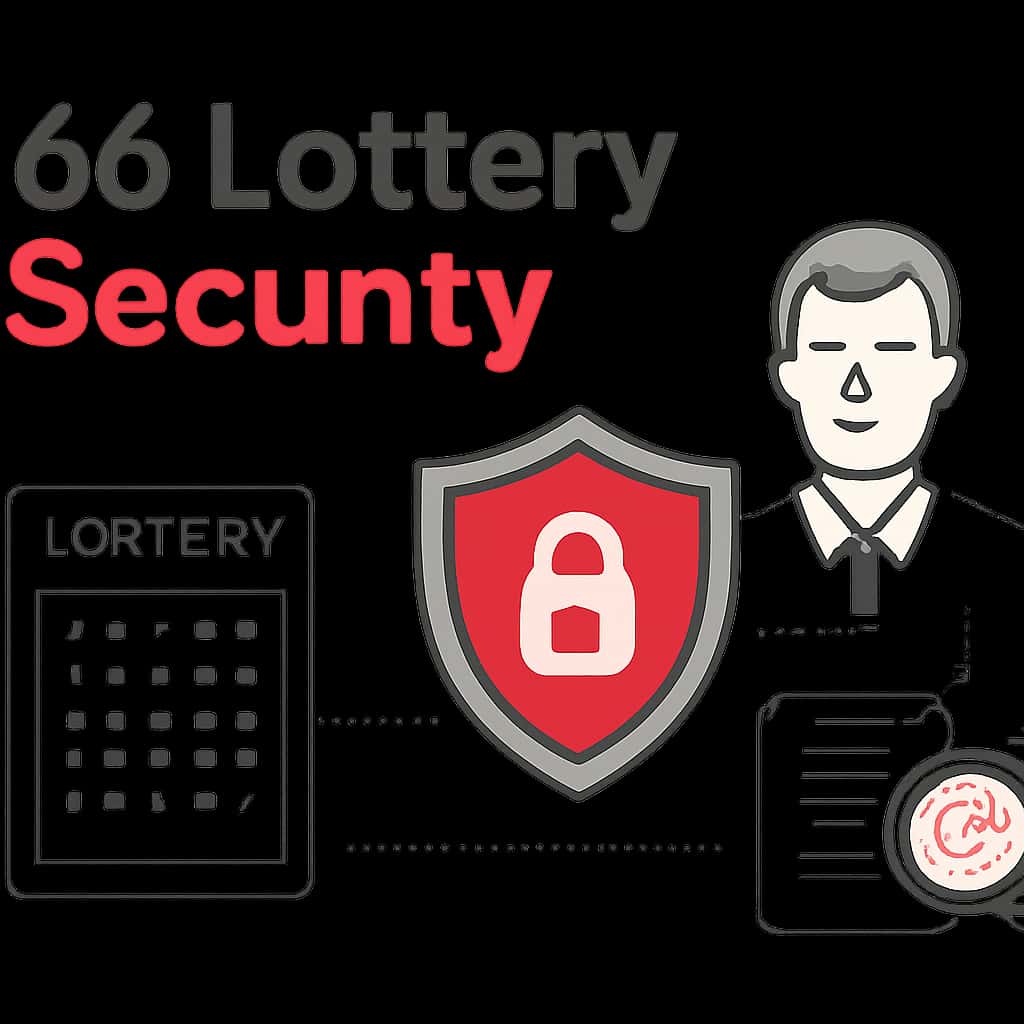 An illustrative guide on security measures for 66 Lottery accounts.