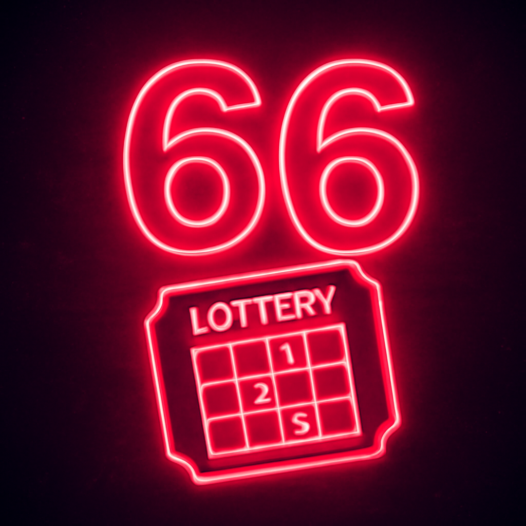 An icon representing 66 Lottery Security, symbolizing protection and assistance.