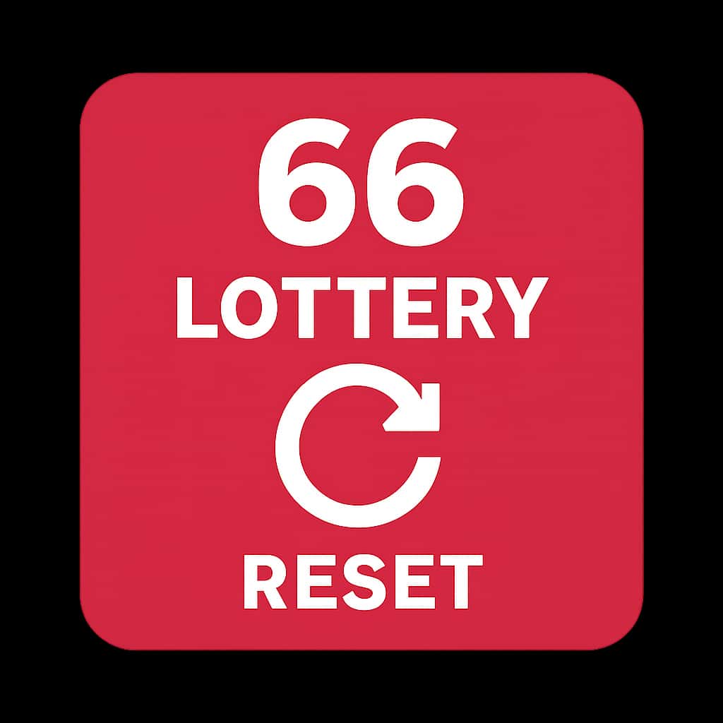 Icon symbolizing the 66 Lottery account reset process.