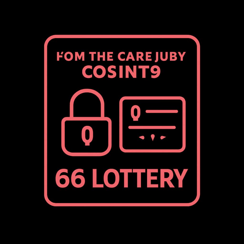 An icon representing secure login for 66 Lottery.