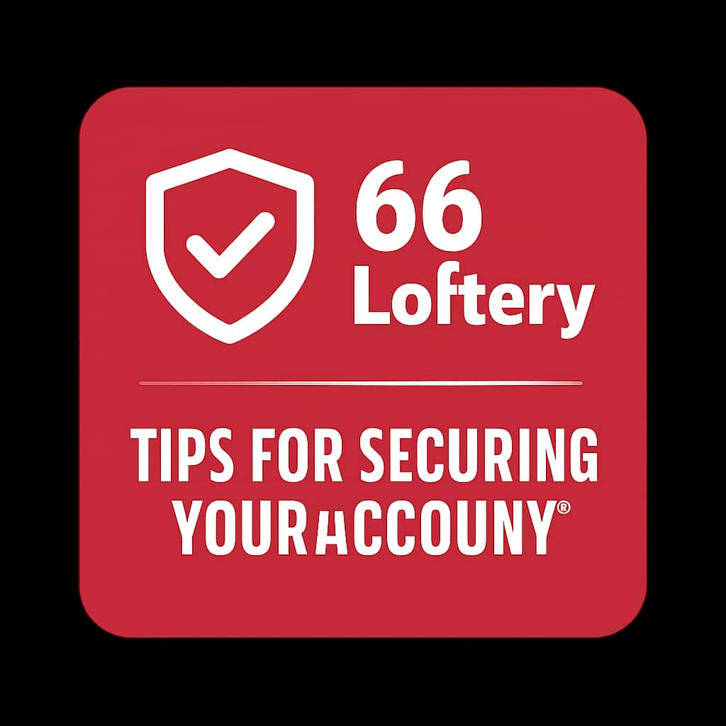 An icon representing security for the 66 Lottery account.